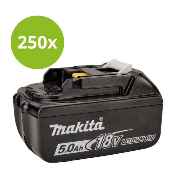 Makita Accessori BL1850BMegapack250 BL1850B 250-pack - 250 x batteria 18 Volt 5.0Ah Li-ion