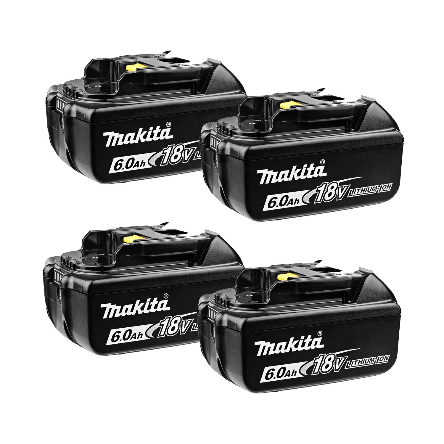 Makita Accessori BL1860BQUARTET 4 x batteria 18 Volt 6,0 AH Li-ion