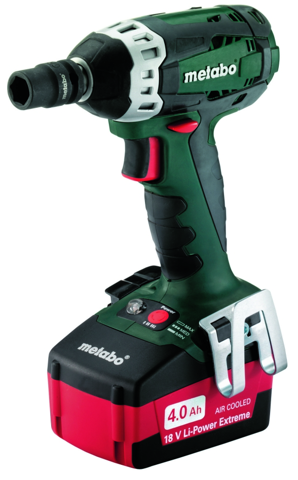 Metabo 602205500 SSW18LTX 400 BL Avvitatore a impulsi Accu 18V 4,0Ah Li-Ion Brushless