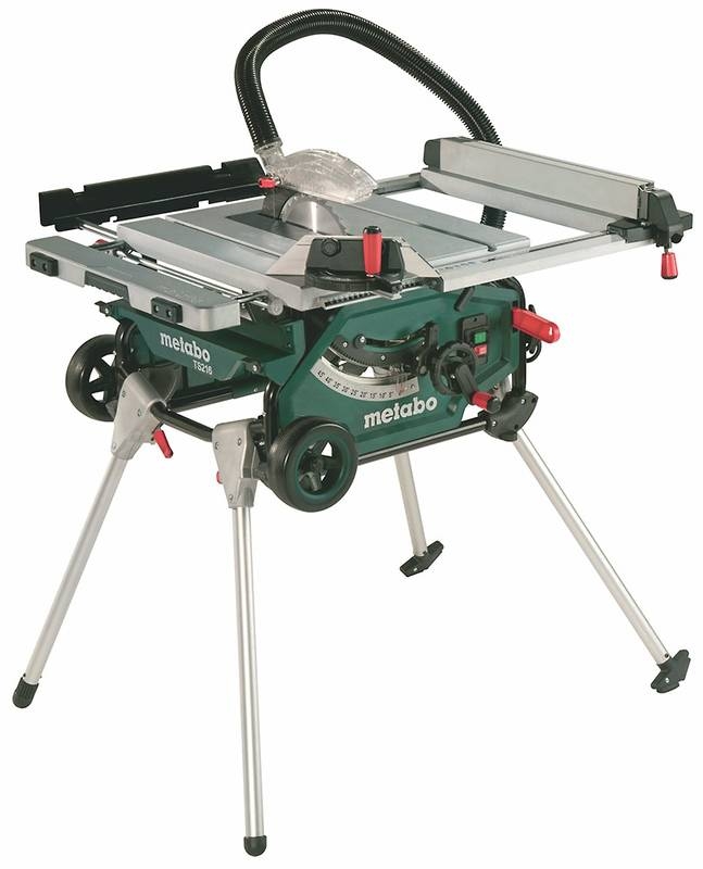 Metabo 600667000 TS216 Set di seghe da banco con supporto pieghevole