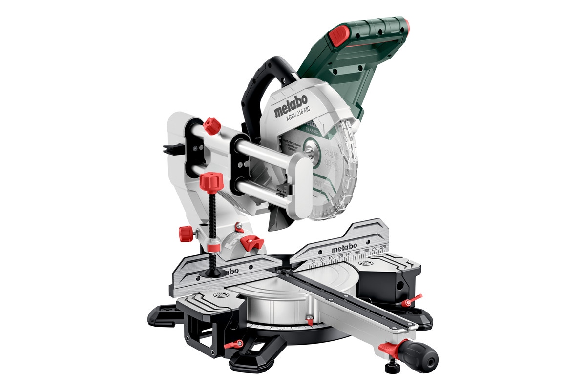 Metabo 615216000 KGSV 216 MC troncatrice scorrevole composta con funzione di timone
