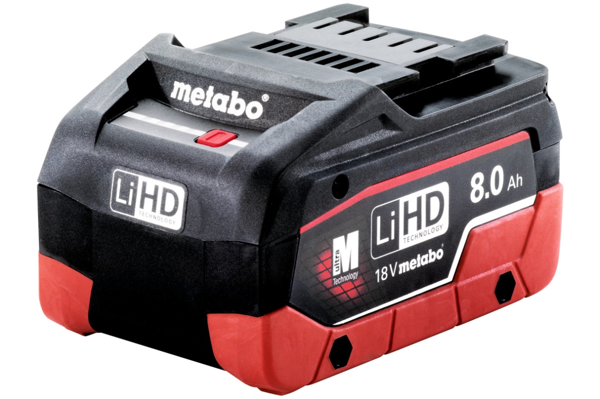 Metabo Accessori 625369000 Batteria 18 volt 8,0 Ah LiHD
