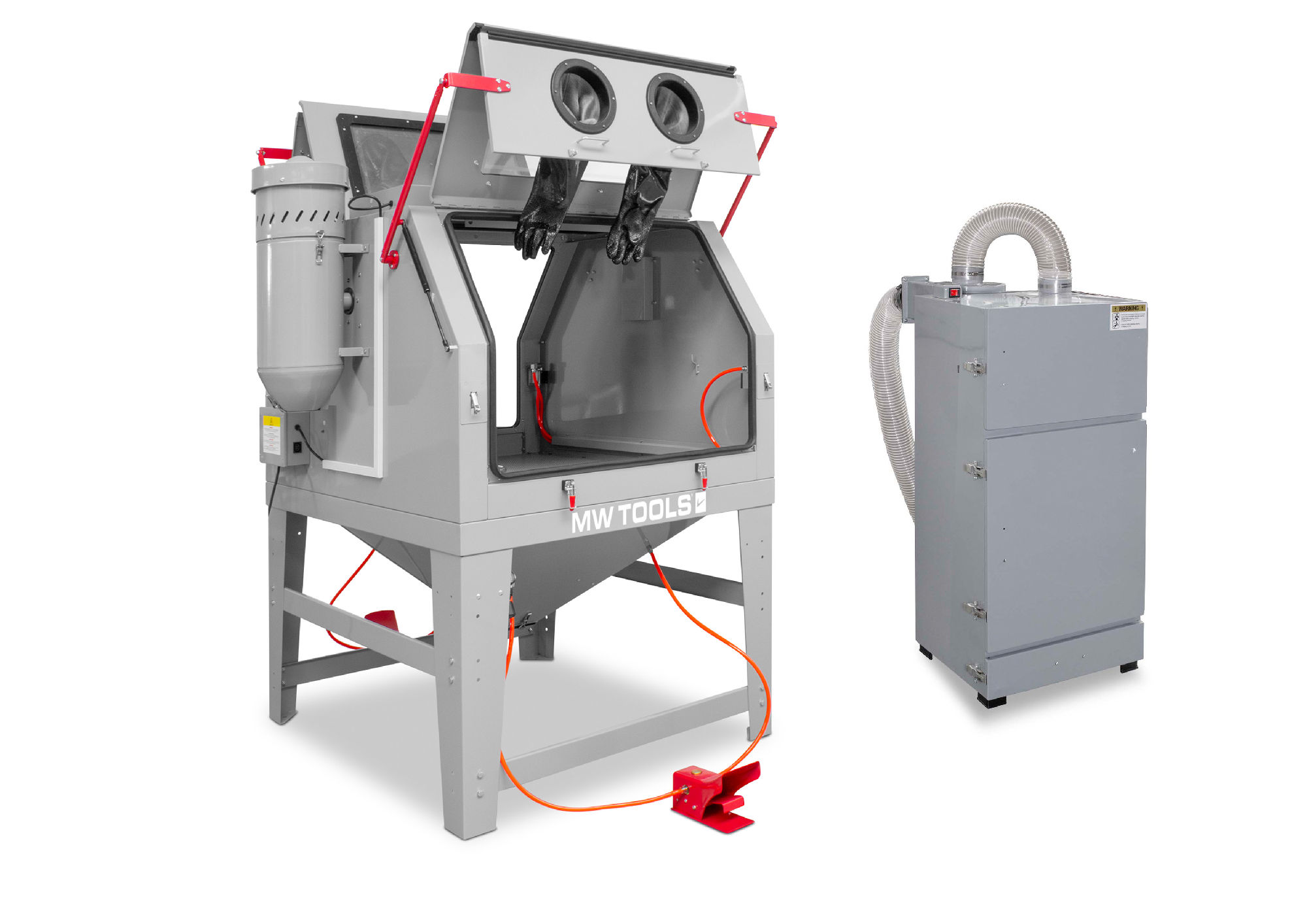 Metal Works 754751434 CAT1200FC Cabina di sabbiatura con filtro a cartuccia 1200L