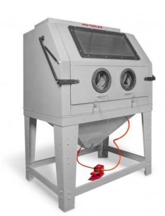 Metal Works 754751990 CAT990 Cabina di sabbiatura da 990 l con aspirazione delle polveri