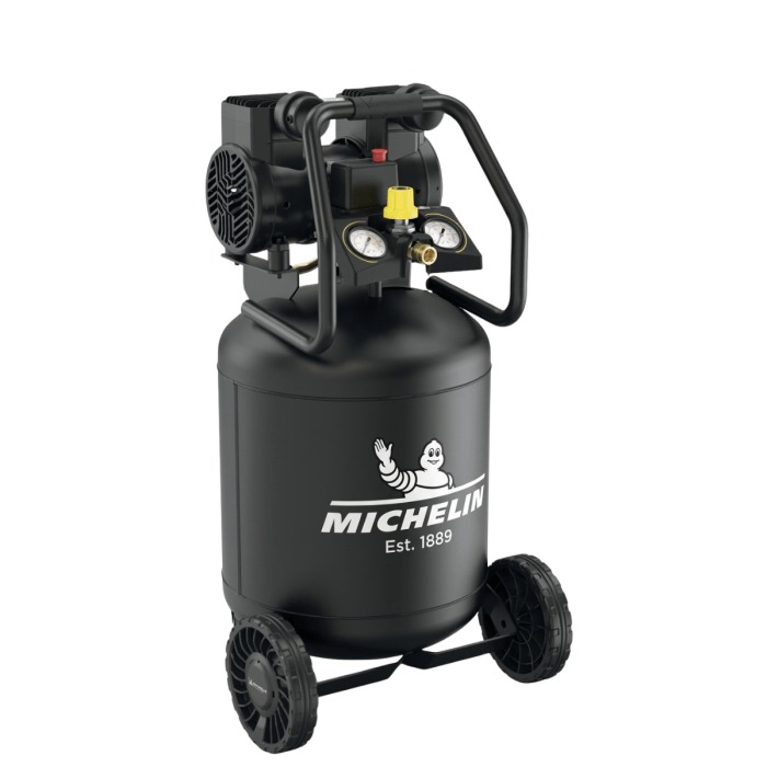 Michelin B2DV404MLL507 MX POP AIR 50V-2 SILENT Compressore mobile senza olio 230V 1,5kw 8bar 50L Modello fisso