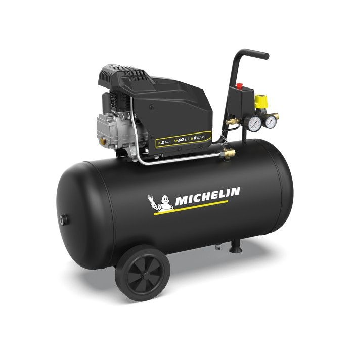 Michelin RHDC404MLL534 MX POP AIR 50-2 L Compressore mobile lubrificato a olio 230V 2hp 8 bar 50L
