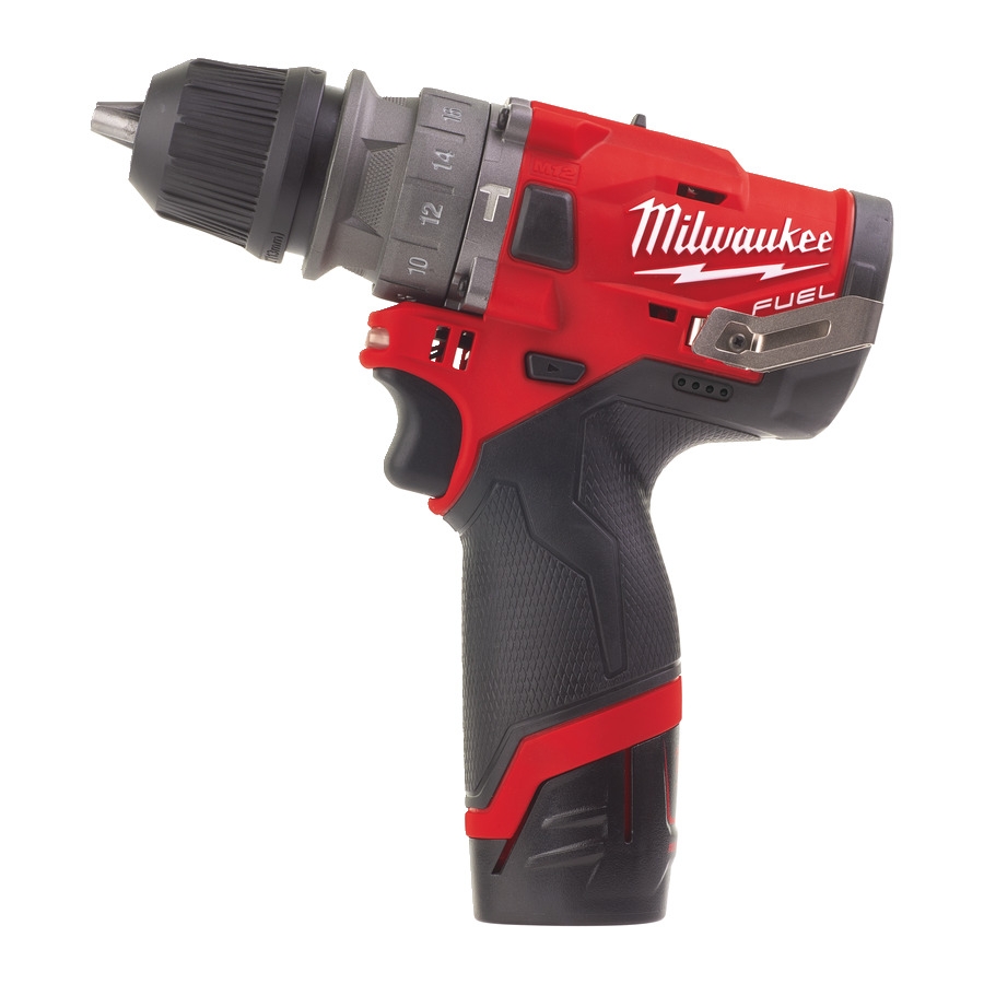 Milwaukee 4933464136 Trapano compatto M12 FPDX-202X Accu 12V 2,0Ah