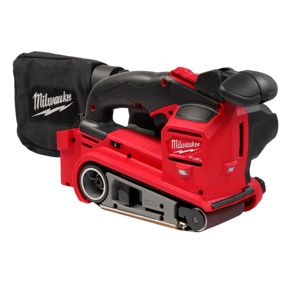 Milwaukee 4933479614 M18 FBTS75-0 Levigatrice a nastro 75mm 18Vescluso batterie e caricabatterie