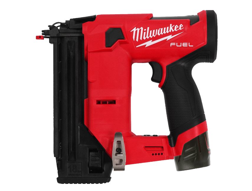 Milwaukee 4933493355 M12 FCN18GS-202X Tacker Minibrad diritto 18GA 16-38 mm 12V 2,0Ah Li-Ion in scatola HD