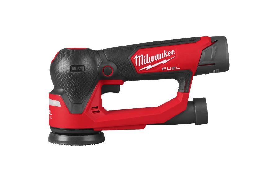 Milwaukee 4933498233 M12 FSDR75-202B Levigatrice eccentrica 75 mm 12V 2,0Ah Li-Ion in borsa