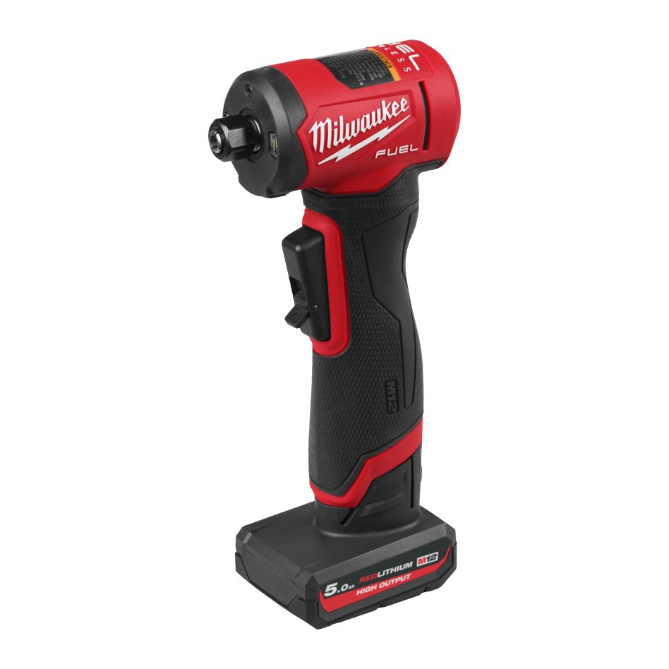 Milwaukee 4933498980 Smerigliatrice angolare M12 FUEL™ FDGA2-522B Accu a velocità variabile 1x batteria 12V 2,5Ah 1x batteria 12V 5,0Ah e caricabatterie in borsa 