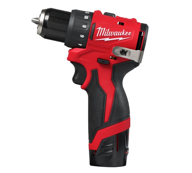 Milwaukee 4933499686 M12 BLDDRC-202C Trapano avvitatore compatto 12V 2,0Ah Li-Ion