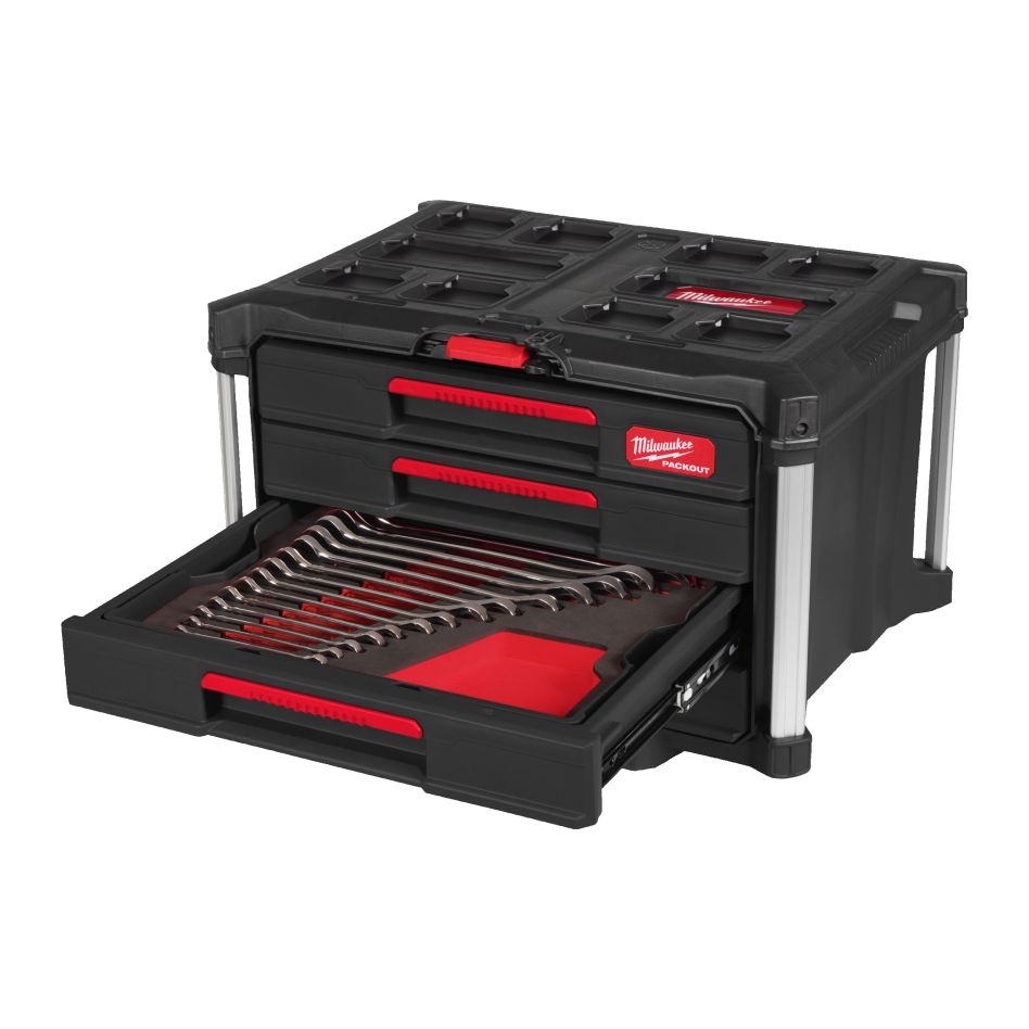 Milwaukee 4932501865 Set di chiavi varie in PACKOUT 62 pezzi