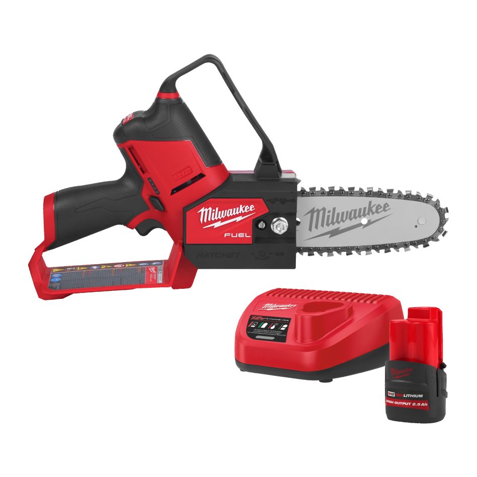 Milwaukee 4933501917 M12 FUEL&trade; HATCHET Accu sega per potatura 15 cm 1x batteria 12V 2.0Ah e caricabatterie in scatola
