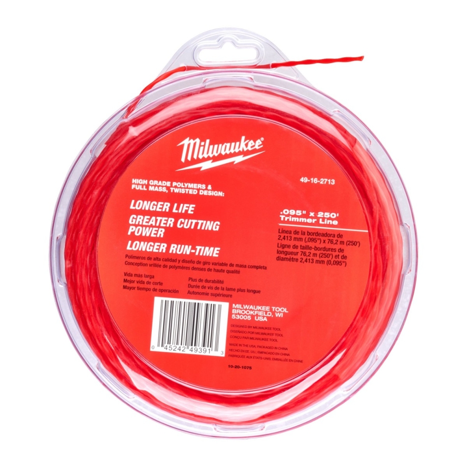 Milwaukee Accessori 49162713 Filo da taglio 2,3 mm x 76 m