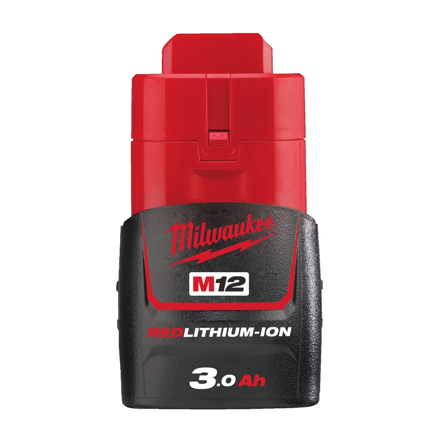 Milwaukee Accessori 4932451388 Batteria M12 B3 Batteria M12 12V 3,0ah rossa agli ioni di litio