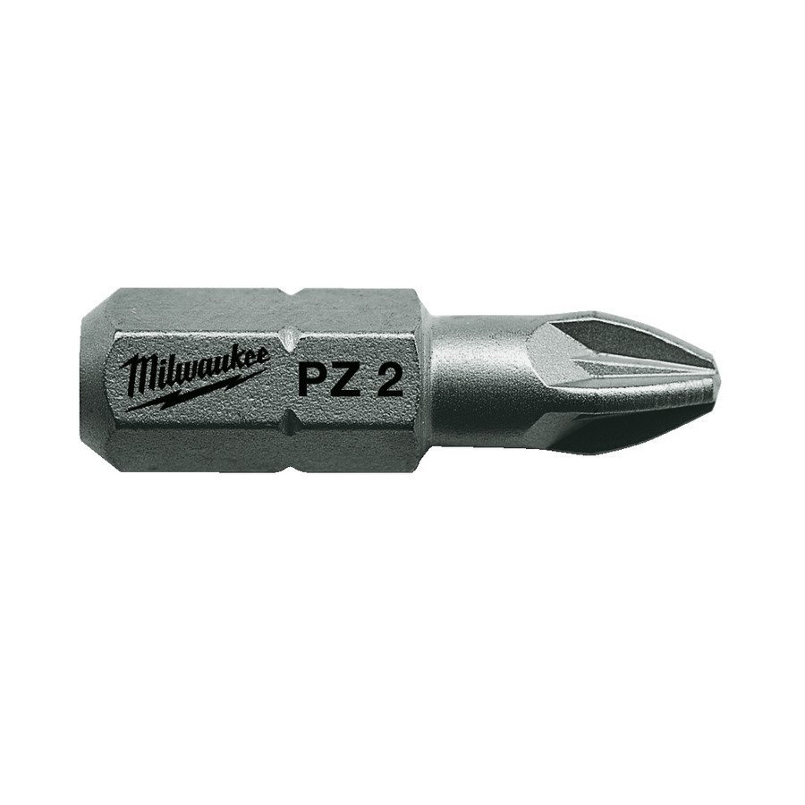 Milwaukee Accessori 4932399590 Bit di vite PZ2 x 25 mm, 25 pezzi