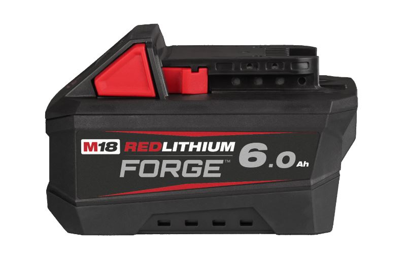 Milwaukee Accessori 4932492533 Batteria M18 FB6 FORGE 18V 6,0Ah agli ioni di litio rosso