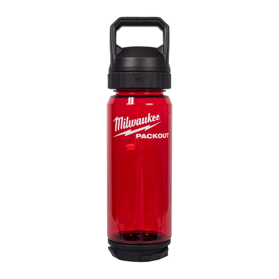 Milwaukee Accessori 4932498636 PACKOUT 740 ml Bottiglia di plastica con tappo rosso