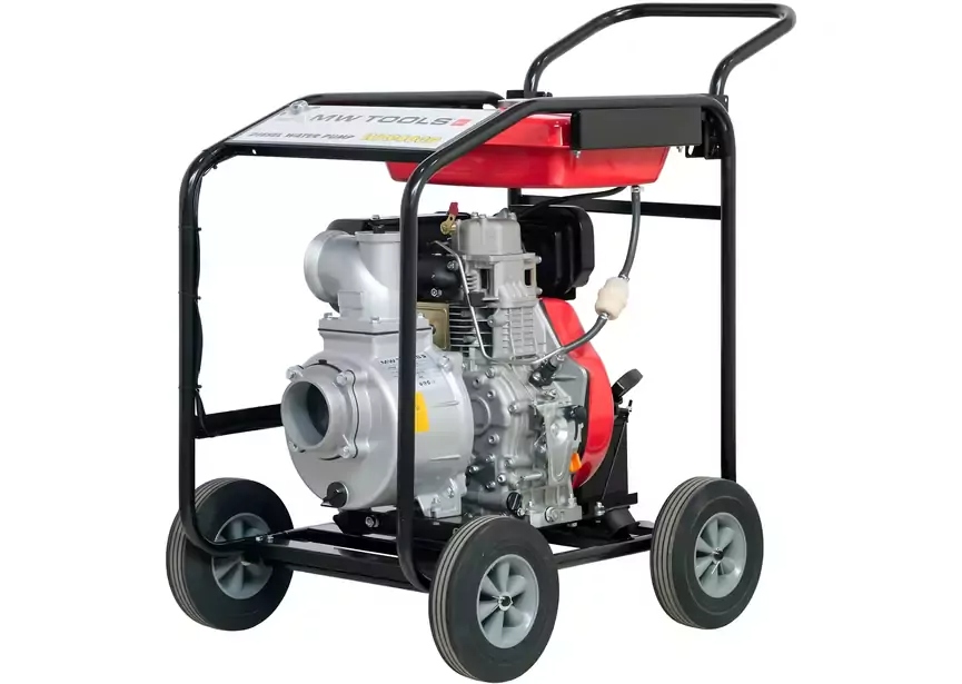 MW-Tools 724562279 WP9400D Pompa acqua 4" - 96.000 L/h - 10 HP diesel - avviamento elettrico