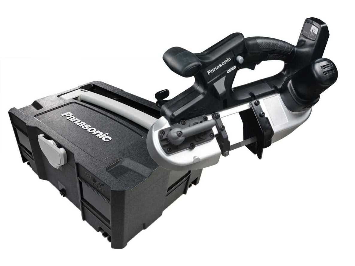 Panasonic EY45A5XT Sega a nastro 18V senza batterie e caricabatterie in un contenitore di sistema