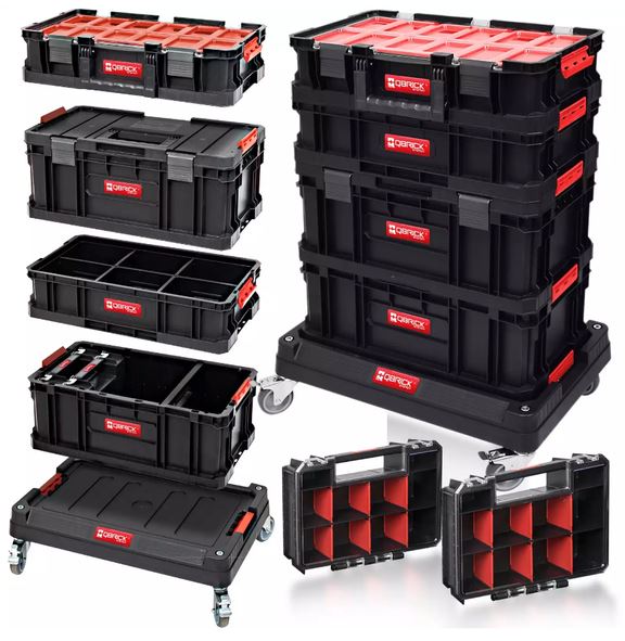 QBrick Z252603PG002 Carrello portautensili a due pezzi 7 pezzi