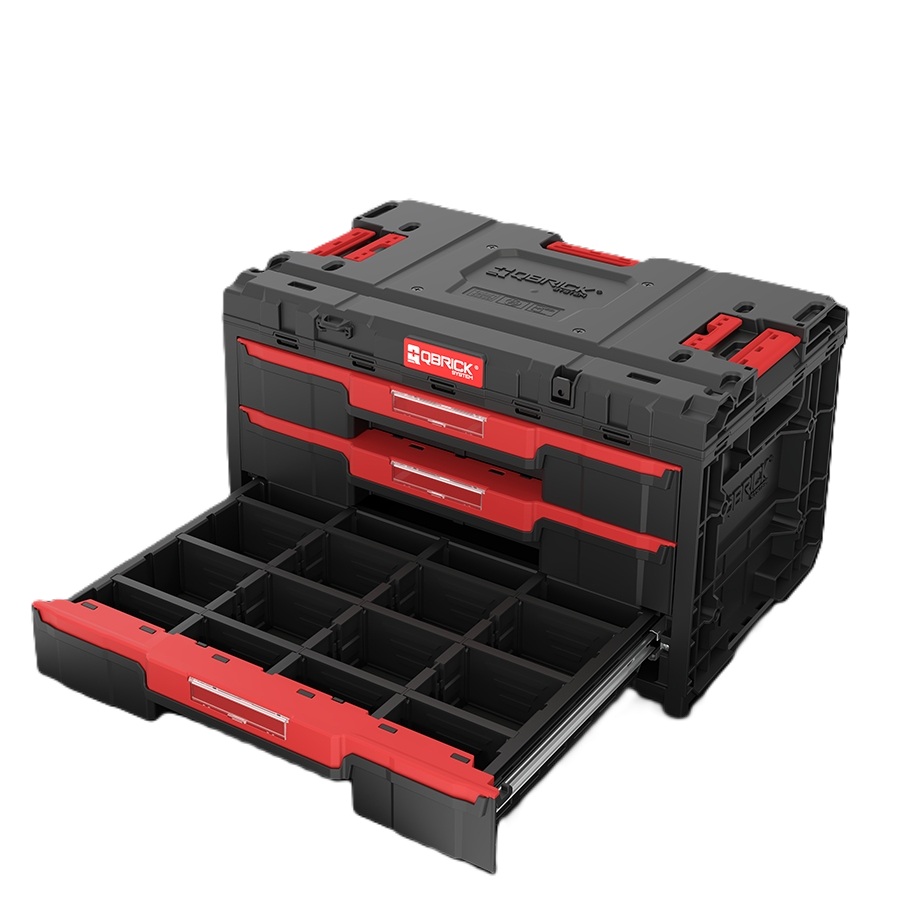 QBrick SKRQONED3CZAPG001 Una cassetta degli attrezzi con 3 cassetti Toolbox 2.0