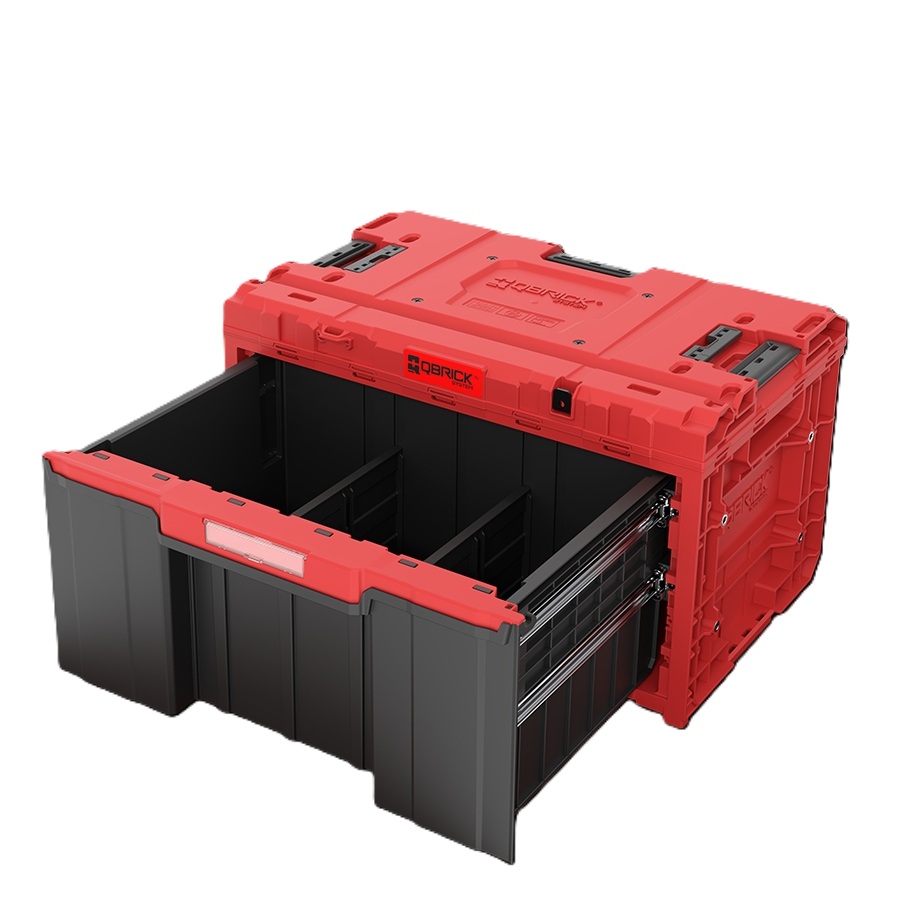 QBrick SKRQONED1CZEPG003 System ONE DRAWER 1 TOOLBOX 2.0 RED ULTRA HD Custodia per utensili personalizzata