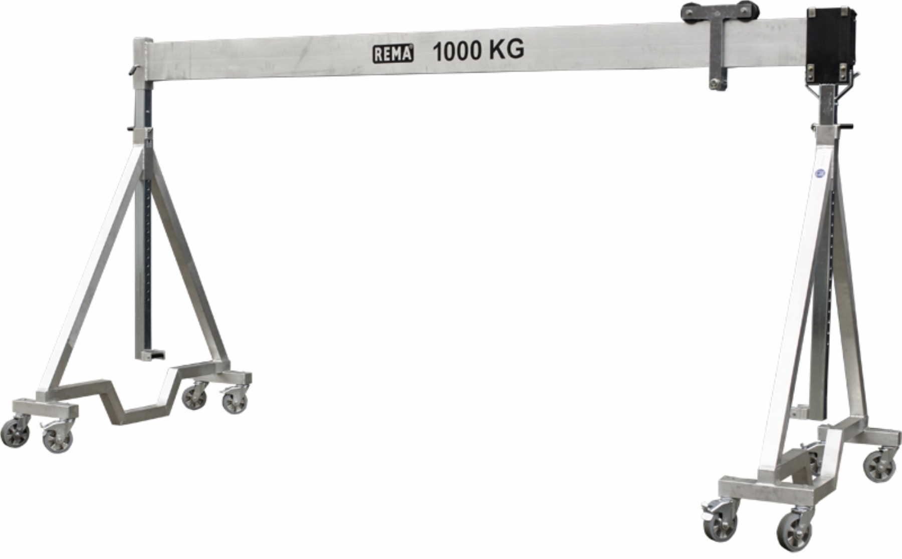 Rema 3943013 PKAV-G-5M Gru a cavalletto in alluminio mobile 1000 kg