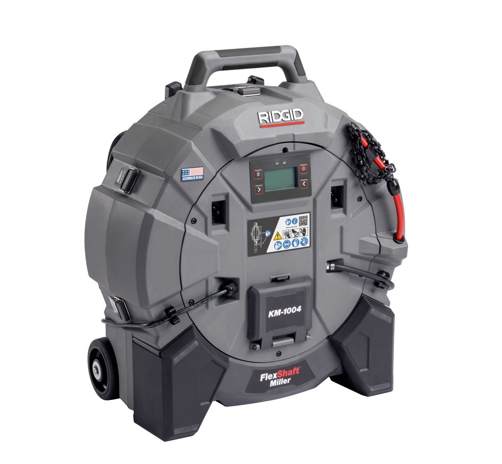 Ridgid 79723 KM-1004 FlexShaft Accu Drain set di sbloccatori 18/230V EU senza batteria e caricabatterie