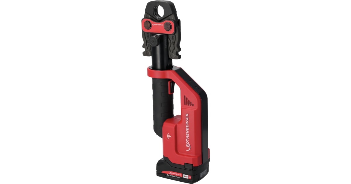 Rothenberger 1000002117 Romax Compact TT Set SV15-22-28 Batteria barra 18V 2,0Ah Li-Ion