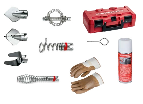 Rothenberger 72936 Set di utensili L per spirali 16 mm, 10 pezzi.