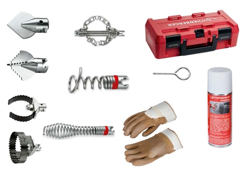 Rothenberger 72938 Set di utensili L per spirali 22 mm, 11 pezzi.