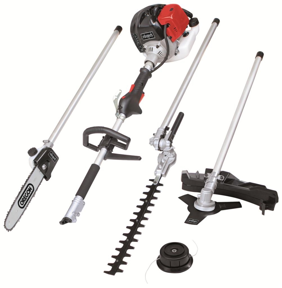 Scheppach 5904804904 MFH5200-4P Macchina da giardino multifunzionale 51,7 cc a 2 tempi