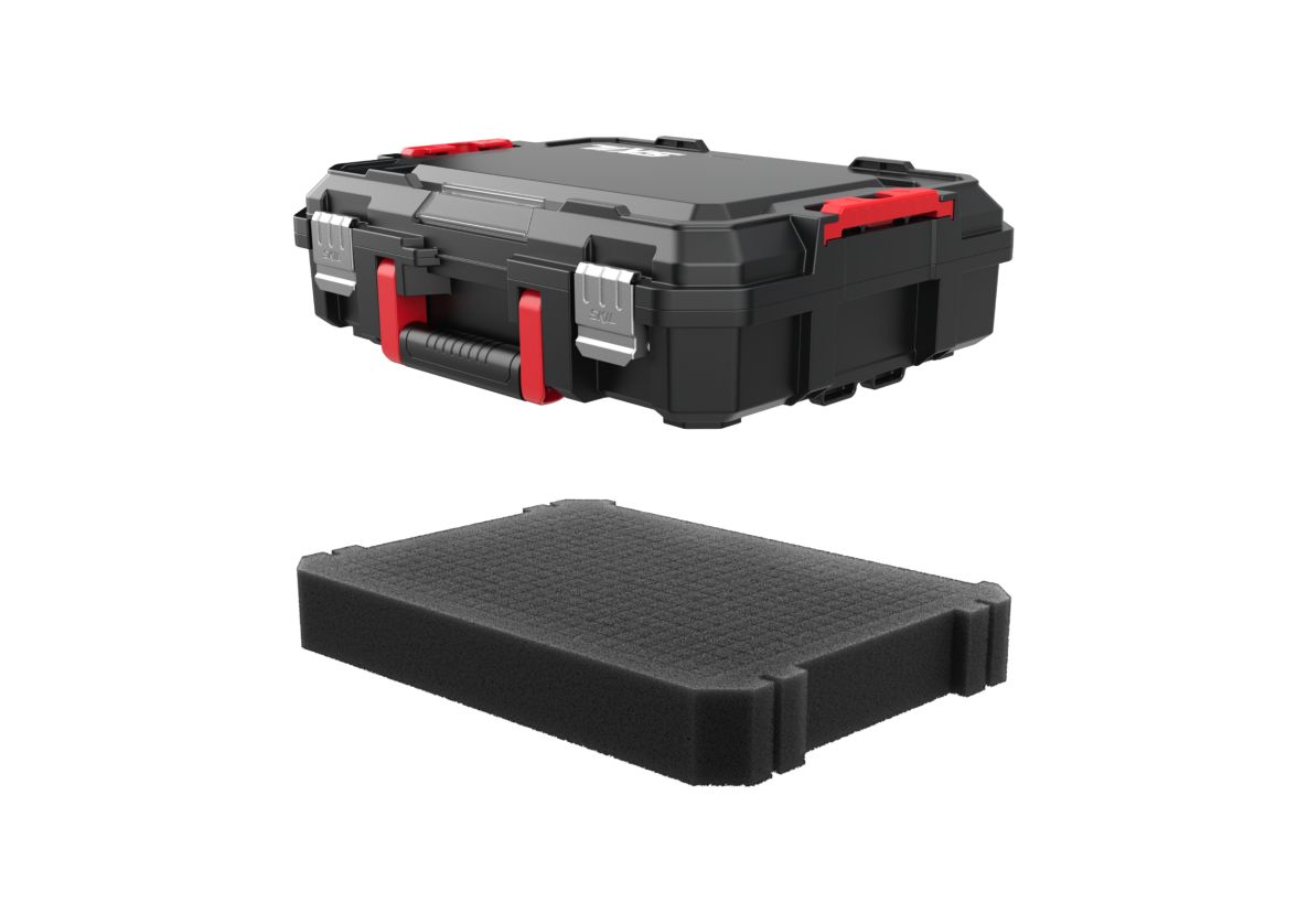 SKIL 2610S01669 Valigia portautensili impilabile e compatta con schiuma universale