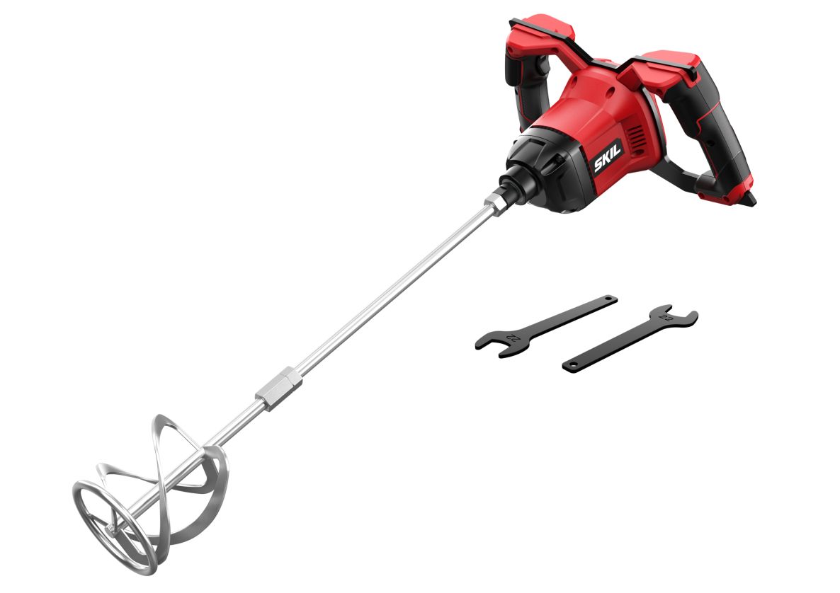 SKIL VA1E3171CA Miscelatore a batteria (miscelatore di vernice e malta) 20V senza spazzole, senza batterie e caricabatterie