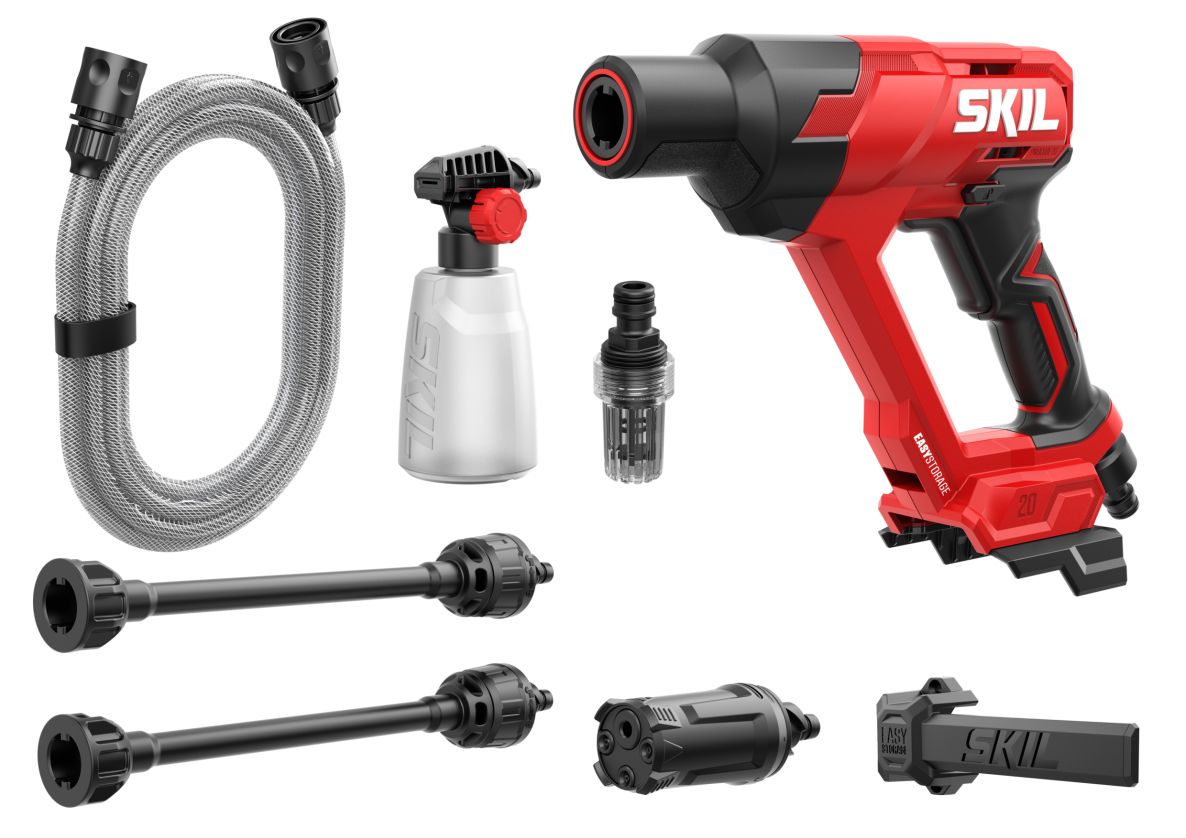 SKIL GW1E0762CA Batteria idropulitrice media 20V 24 bar senza batterie e caricabatterie in scatola