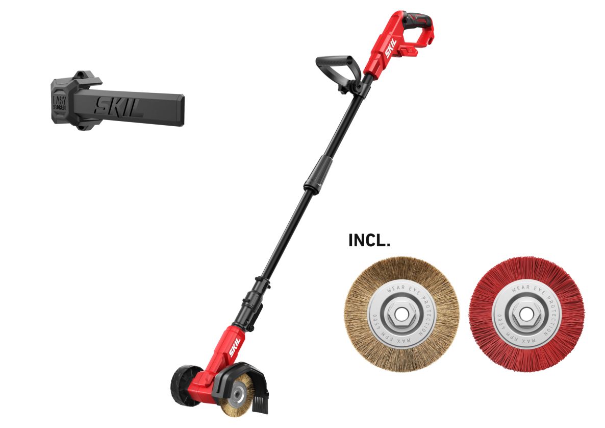 SKIL GV1E0661CA Spazzola pulisci-giunti a batteria 20V senza batterie e caricabatterie in scatola