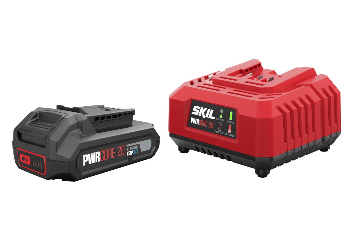 SKIL BC1E3110AA Set di avviamento 20V 2,5Ah Keep Cool + caricatore PWRCORE 20
