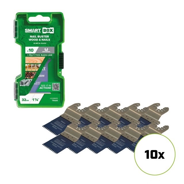 Smart Blades H32CJ10 UN TRA 32x42mm Lama in legno grezzo 10 pz.