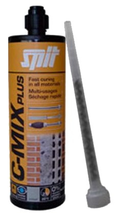 Spit Accessori 055881 CMix Plus 380 Cartuccia di ancoraggio chimico + Beccuccio