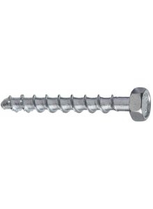 Spit Fissaggi 058784 6 x 60/5 Tapcon II Vite per calcestruzzo a cupola T30 100 pezzi