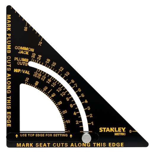 Stanley STHT46056-0 Triangolo di costruzione regolabile 180 mm in alluminio
