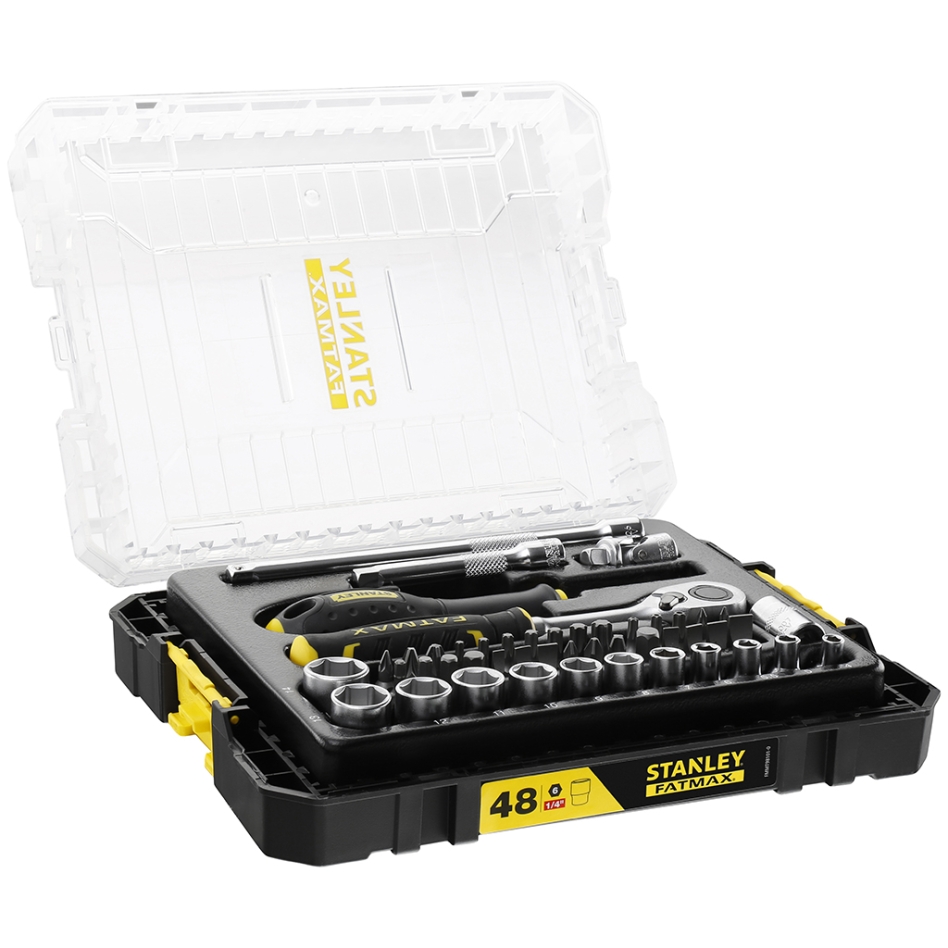 Stanley FMMT98101-0 Set di chiavi a bussola FatMax Tstak da 1/4" 48 pezzi