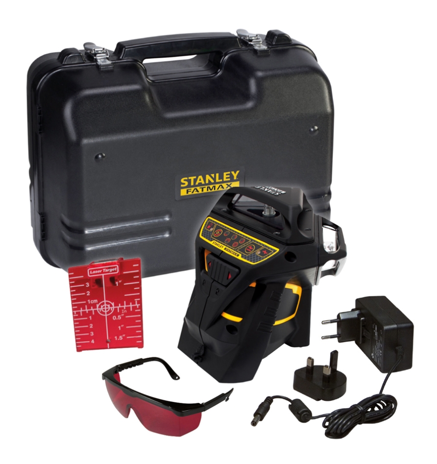 Stanley FMHT1-77357 FatMax X3R Livella laser 3 x 360 gradi con raggio rosso
