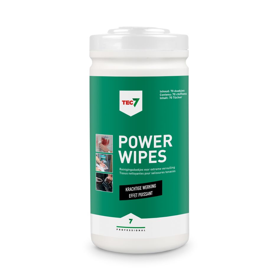 TEC7 Powerwipes Salviette detergenti in dispenser 70 pezzi