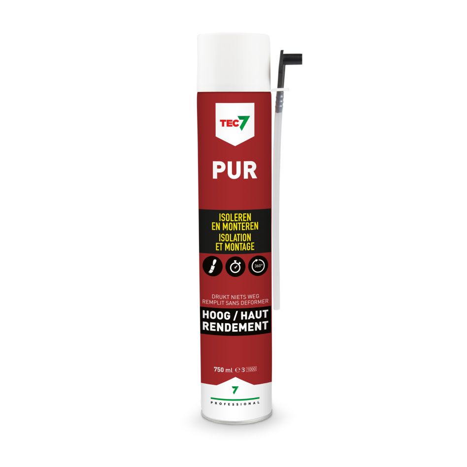 TEC7 670001000 Schiuma isolante e di montaggio PUR 750ml