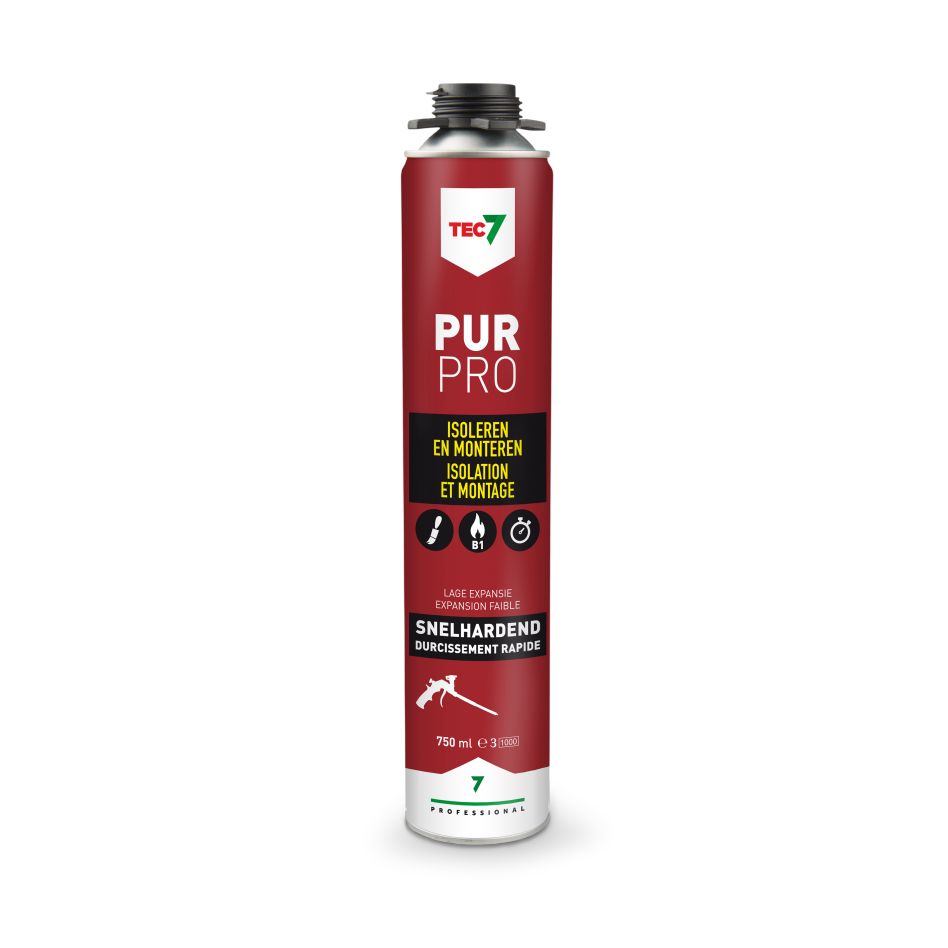 TEC7 670005000 Schiuma sigillante e di montaggio PUR Pro 750ml