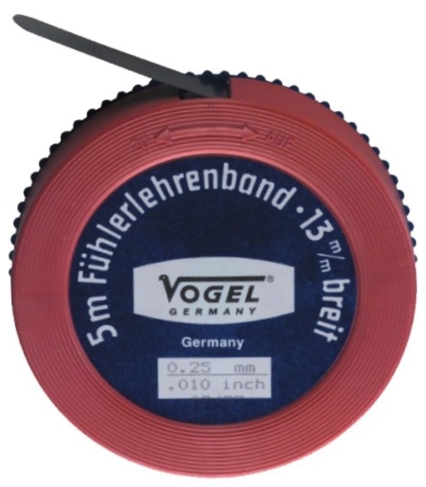 Vogel 455055 Nastro di alimentazione in acciaio 5m x 13mm 0,55mm /.022 pollici