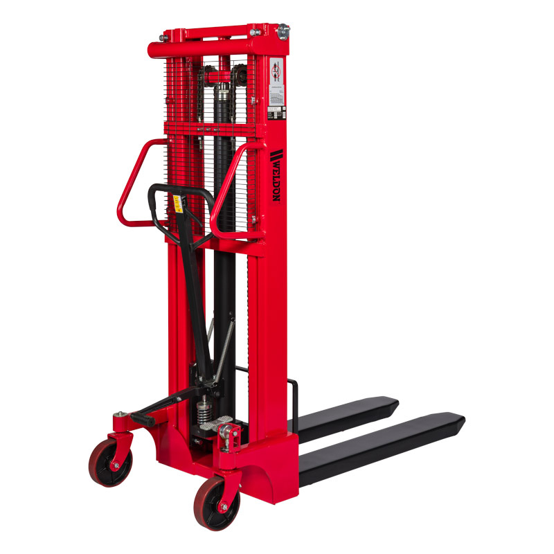 Weldon 1000HS/300 Impilatore manuale 1000kg altezza di sollevamento 3000mm poli ruote singole 1150x550mm